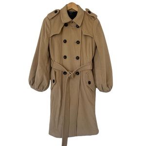 Banana Republic Tan Wool/Cashmere Coat